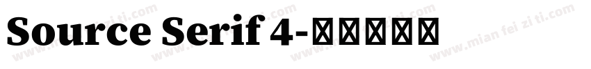 Source Serif 4字体转换